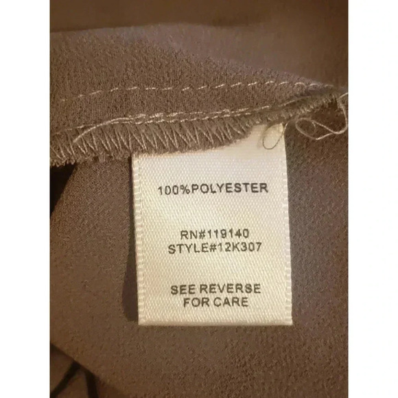 Double Zero Brown Hi low Tank Top - Picture 4 of 6